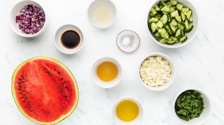 watermelon salad ingredients