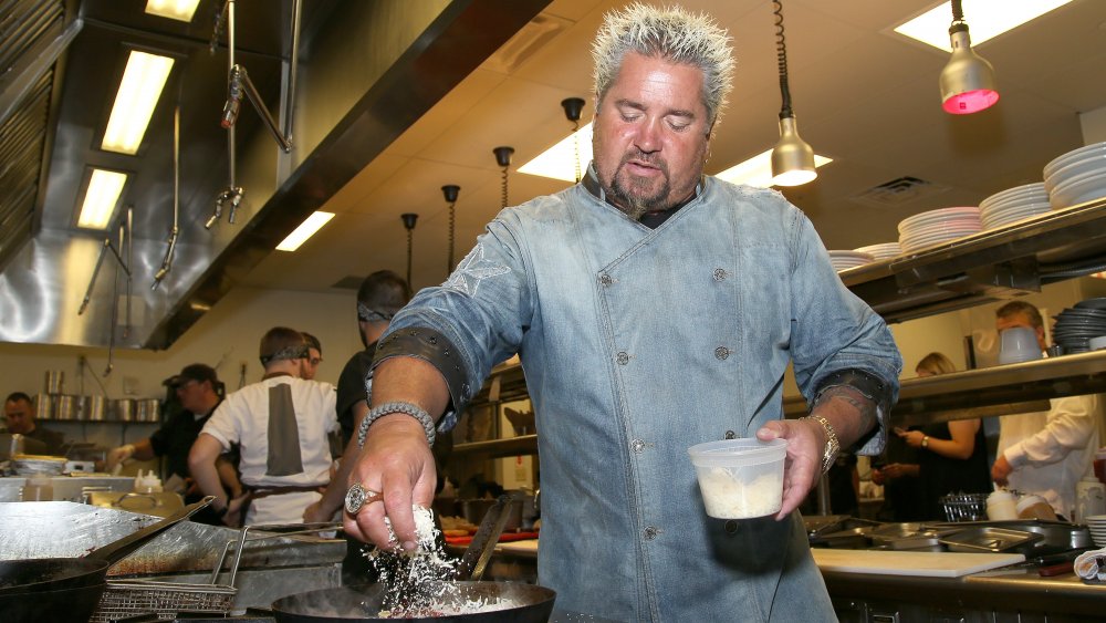 Guy Fieri cooking