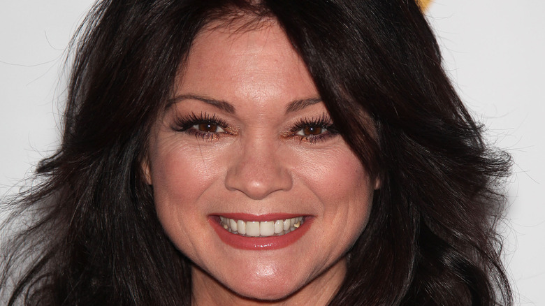 Valerie Bertinelli smiling on red carpet  