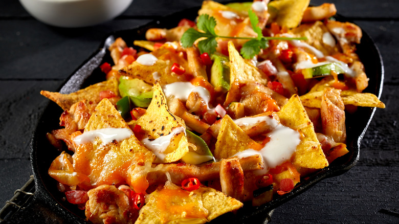 plate of nachos