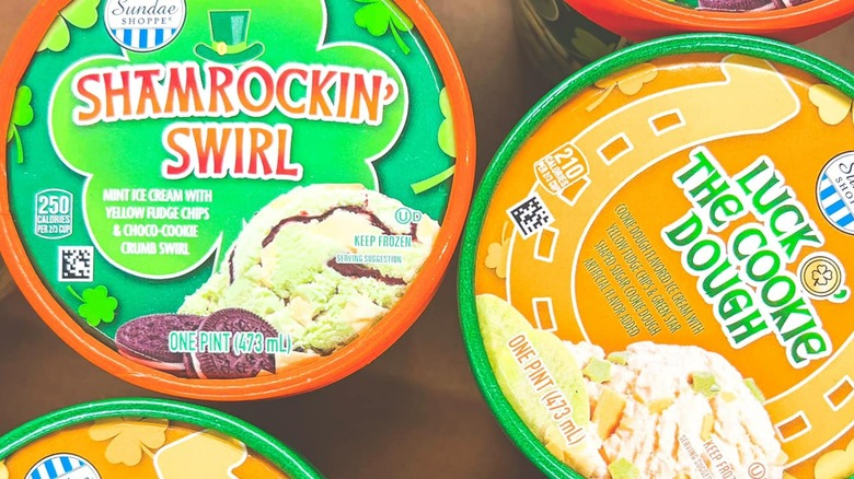 Aldi's St. Patrick's Day ice creams