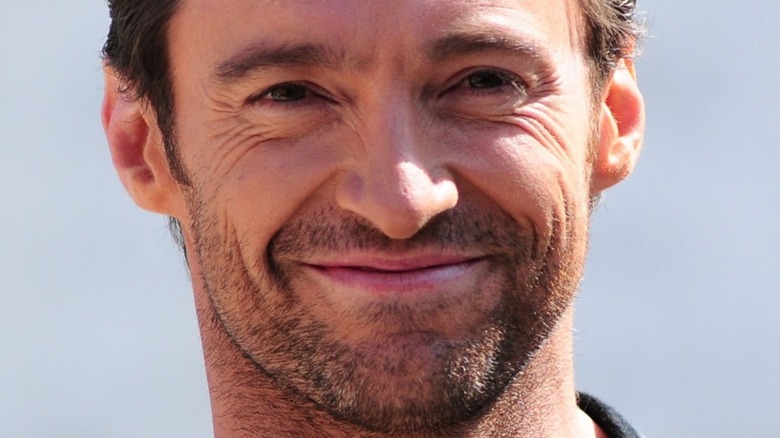 Hugh Jackman smiling