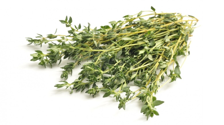 bunch of fresh thyme