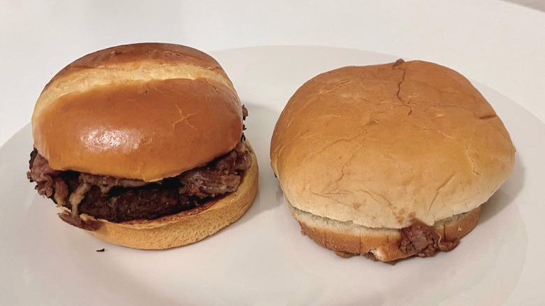 Two Sonic sandwiches on plate