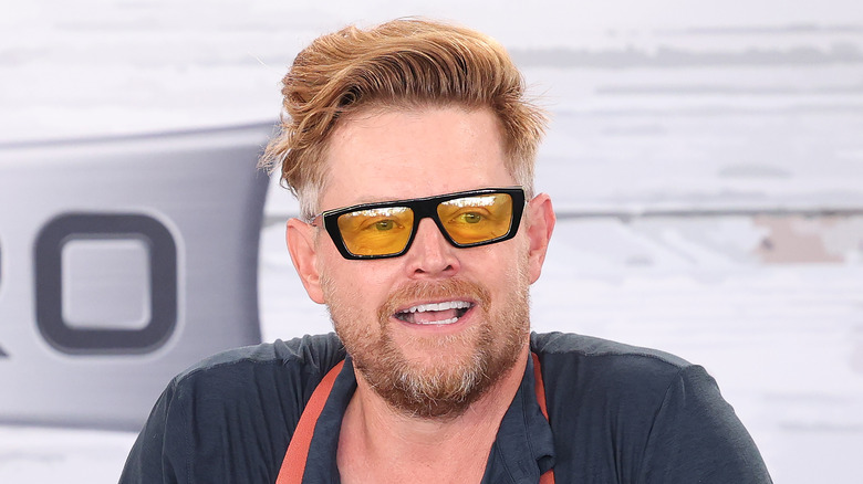 Richard Blais wearing glasses