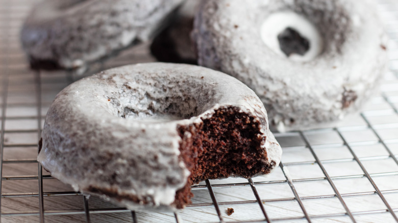 Donut with bite taken out