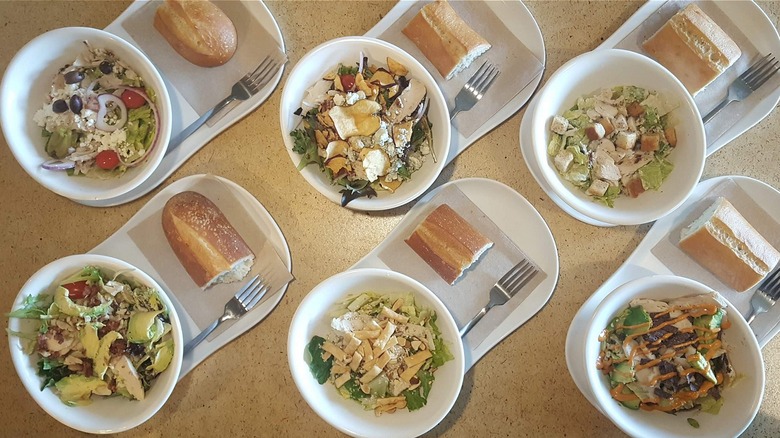 six panera salads