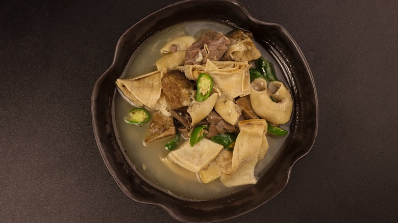 Papaitan with beef bile broth