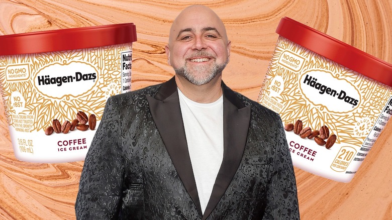 Duff Goldman with Häagen-Dazs pints