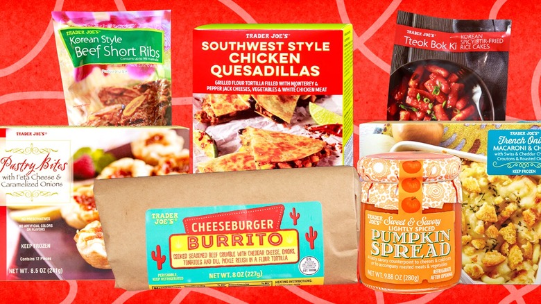 Various Trader Joe's food items