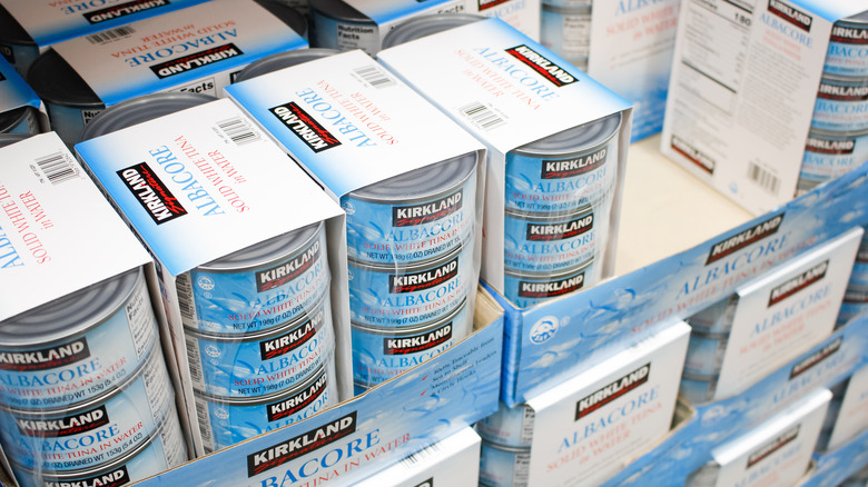 Costco Kirkland Signature albacore tuna cans