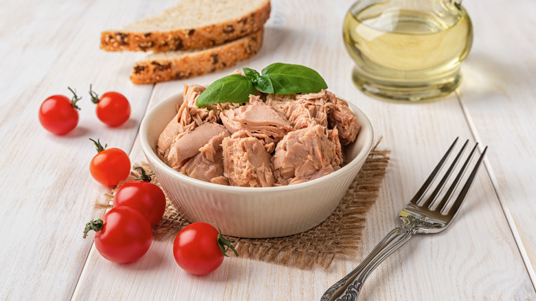 tuna in a ramekin