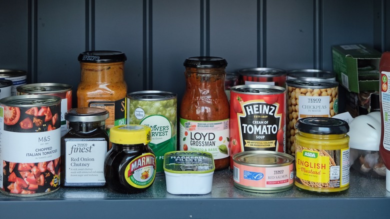 Inside of a pantry