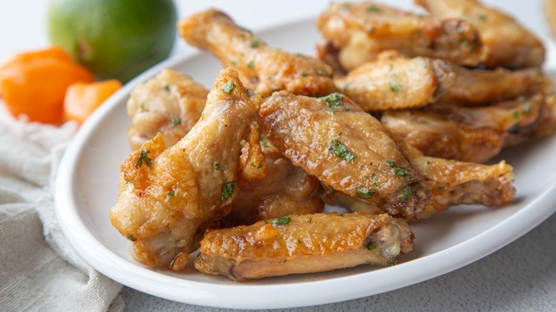 habanero glazed chicken wings