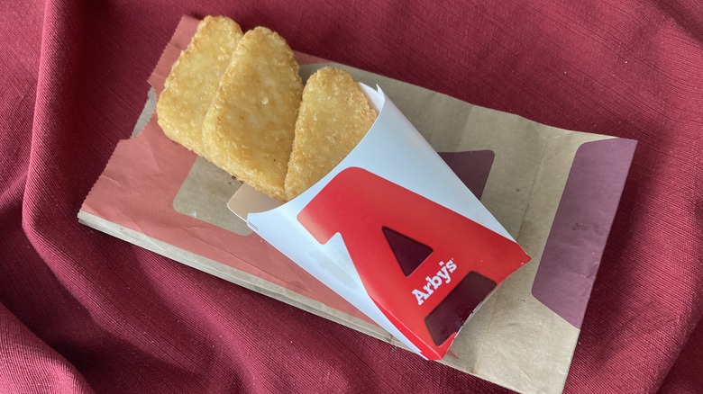 Arby's potato cakes three pack