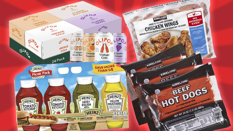 image of costco BBQ foods