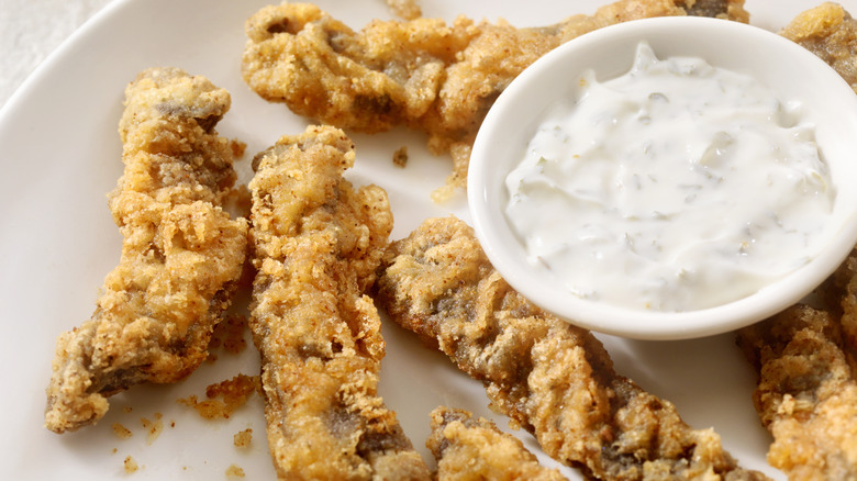 Steak fingers with gravy