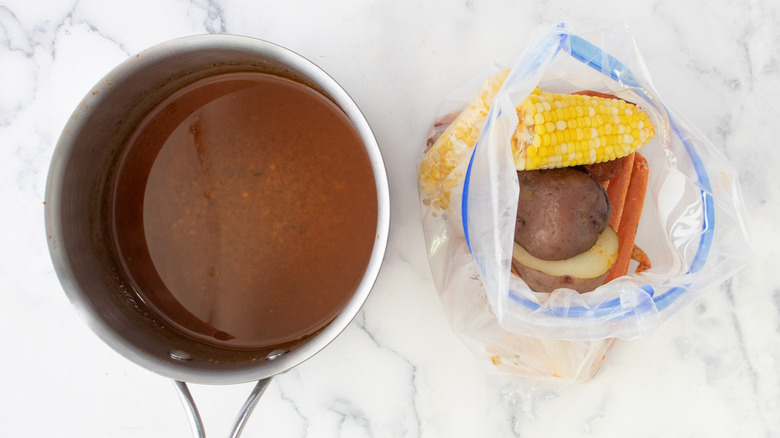 crab boil ingredients in bag