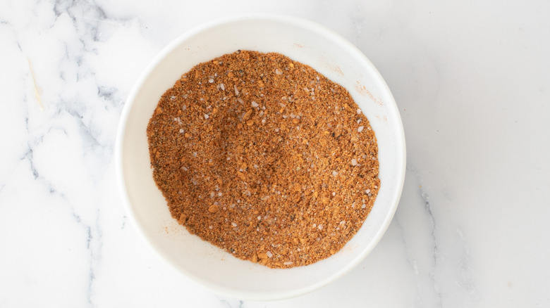 mixed spices in bowl